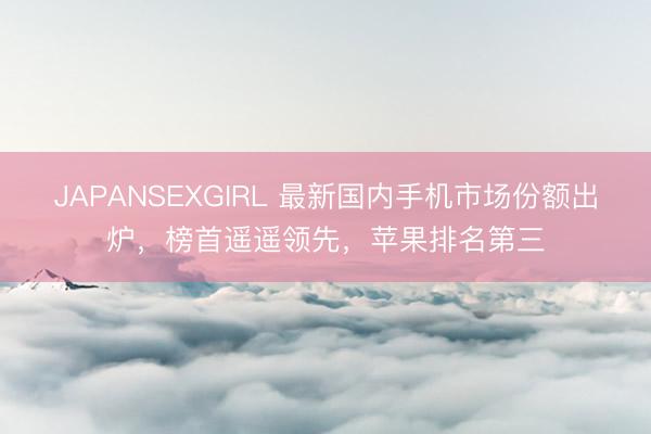 JAPANSEXGIRL 最新国内手机市场份额出炉，榜首遥遥领先，苹果排名第三