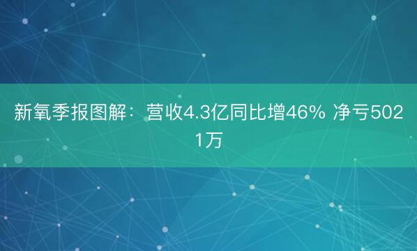 新氧季报图解：营收4.3亿同比增46% 净亏5021万