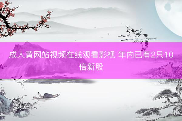 成人黄网站视频在线观看影视 年内已有2只10倍新股